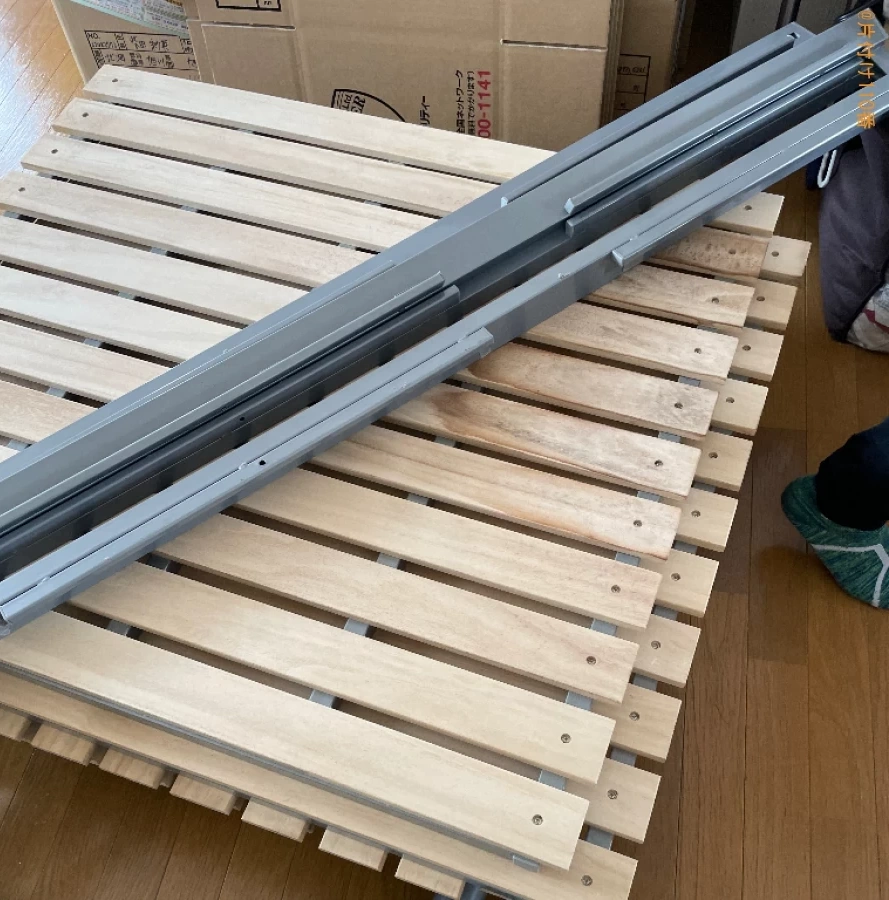 【弘前市文京町】シングルベッド、マットレス、布団、掃除機等の回収