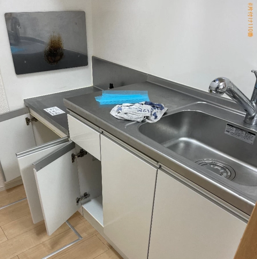 【岡山市東区】ウレタンマットレス、洗濯機、ガスコンロの回収・処分