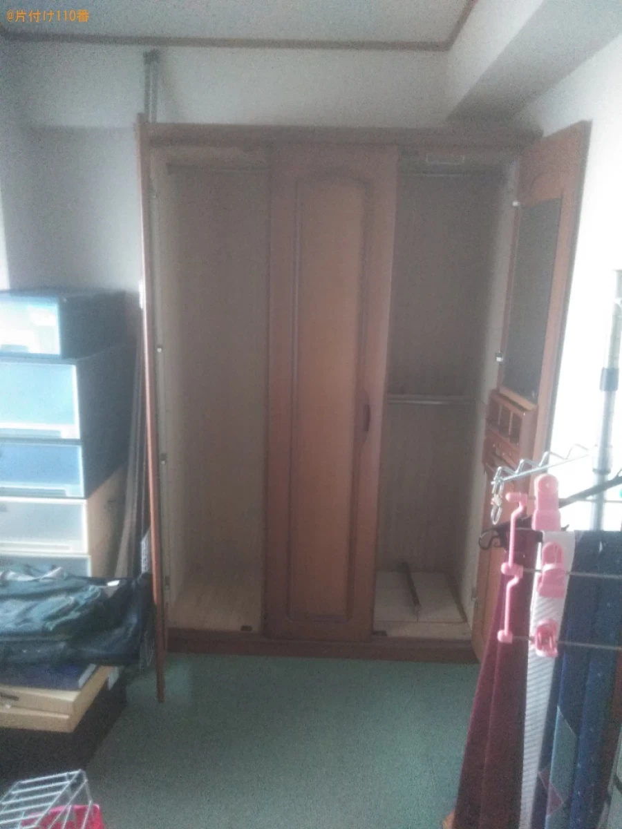 【今治市】婚礼タンス、本棚、ガスコンロ、食洗機、レンジ台等の回収