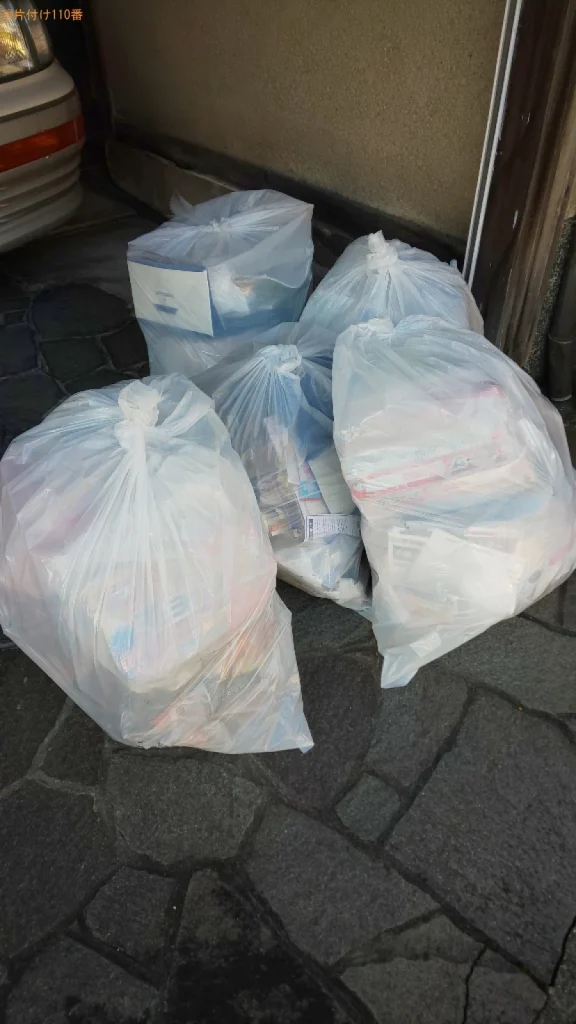 【奈良市】一般ゴミの回収・処分ご依頼　お客様の声