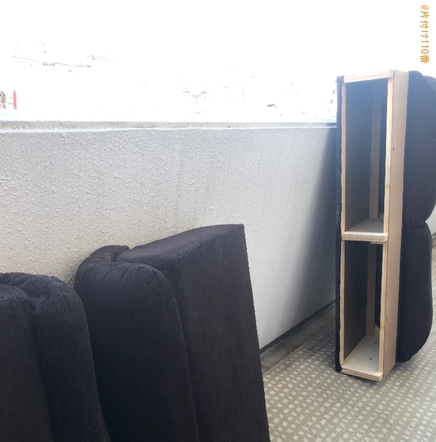 【佐賀市西与賀町】二人掛けソファーの回収・処分ご依頼　お客様の声