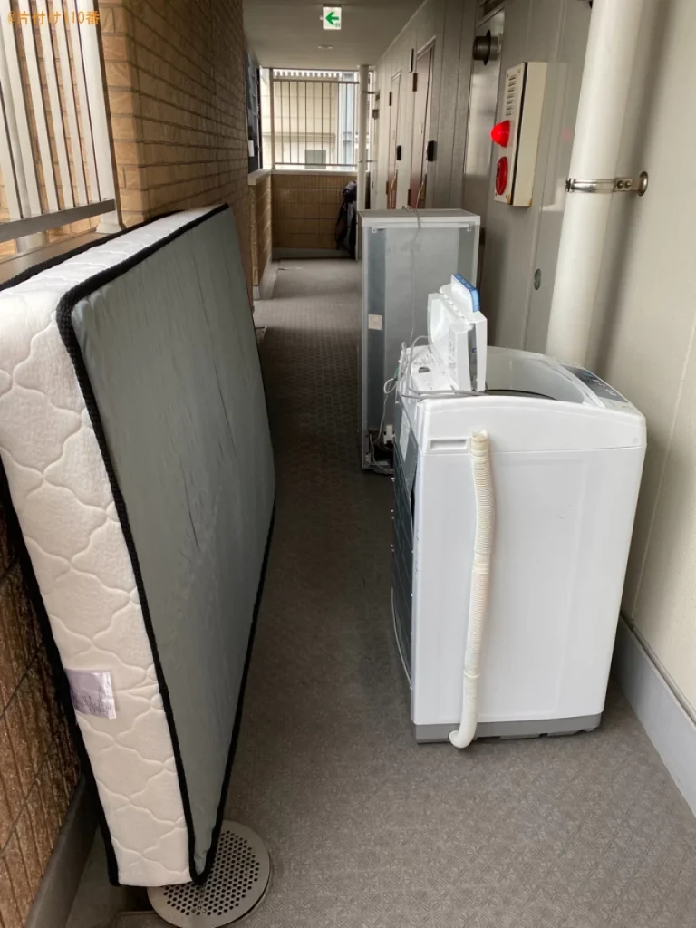 【北九州市小倉北区】セミダブルマットレス、冷蔵庫、洗濯機の回収