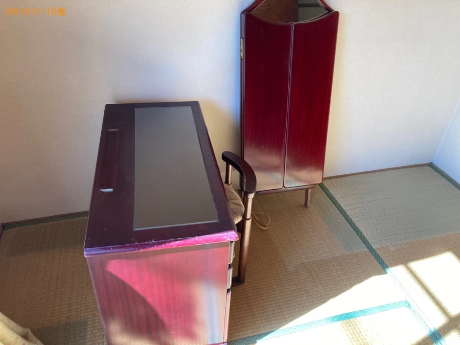 【鹿児島市】タンス、鏡台、椅子の回収・処分ご依頼　お客様の声