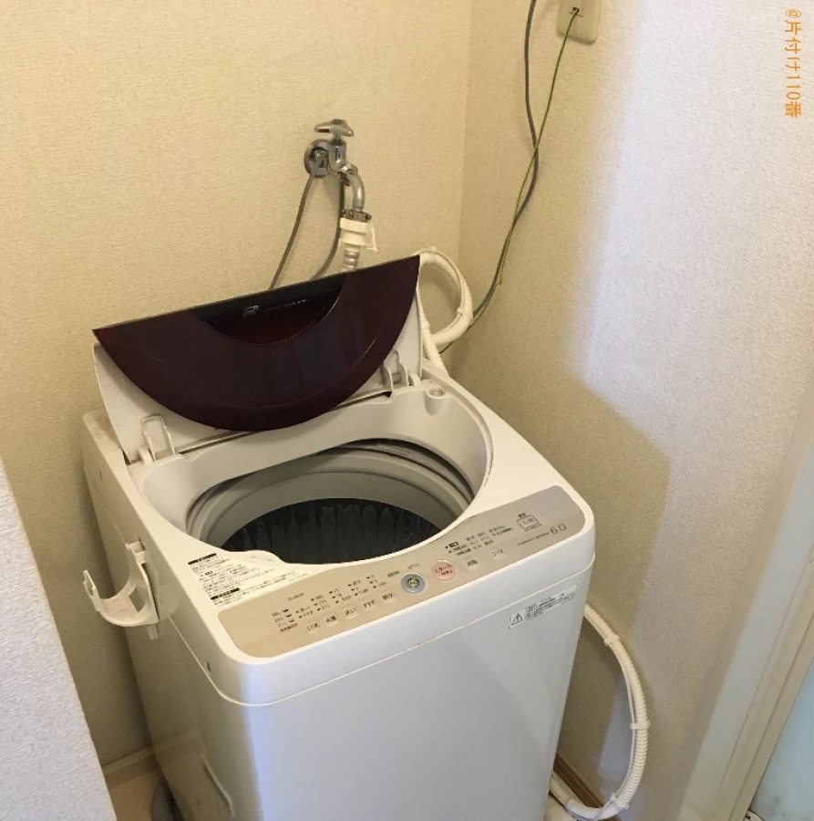 【山形市】冷蔵庫、洗濯機、マットレス付きシングルベッド等の回収