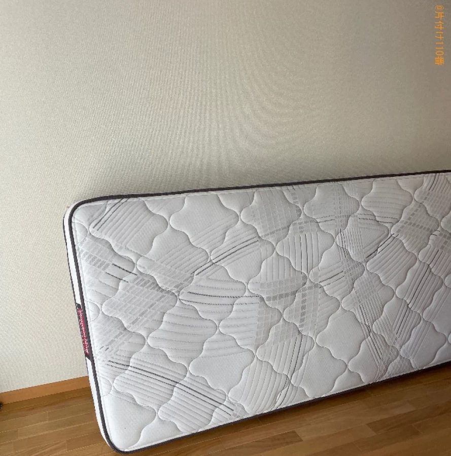 【湖西市新居町】シングルベッドマットレス、冷蔵庫、洗濯機等の回収