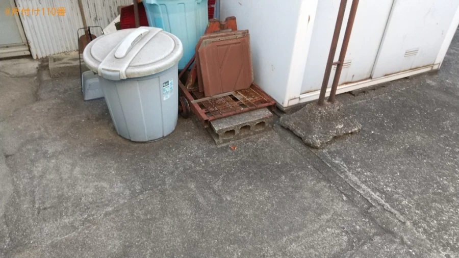 【福山市多治米町】カラーボックス、こたつ、畳、レコード等の回収