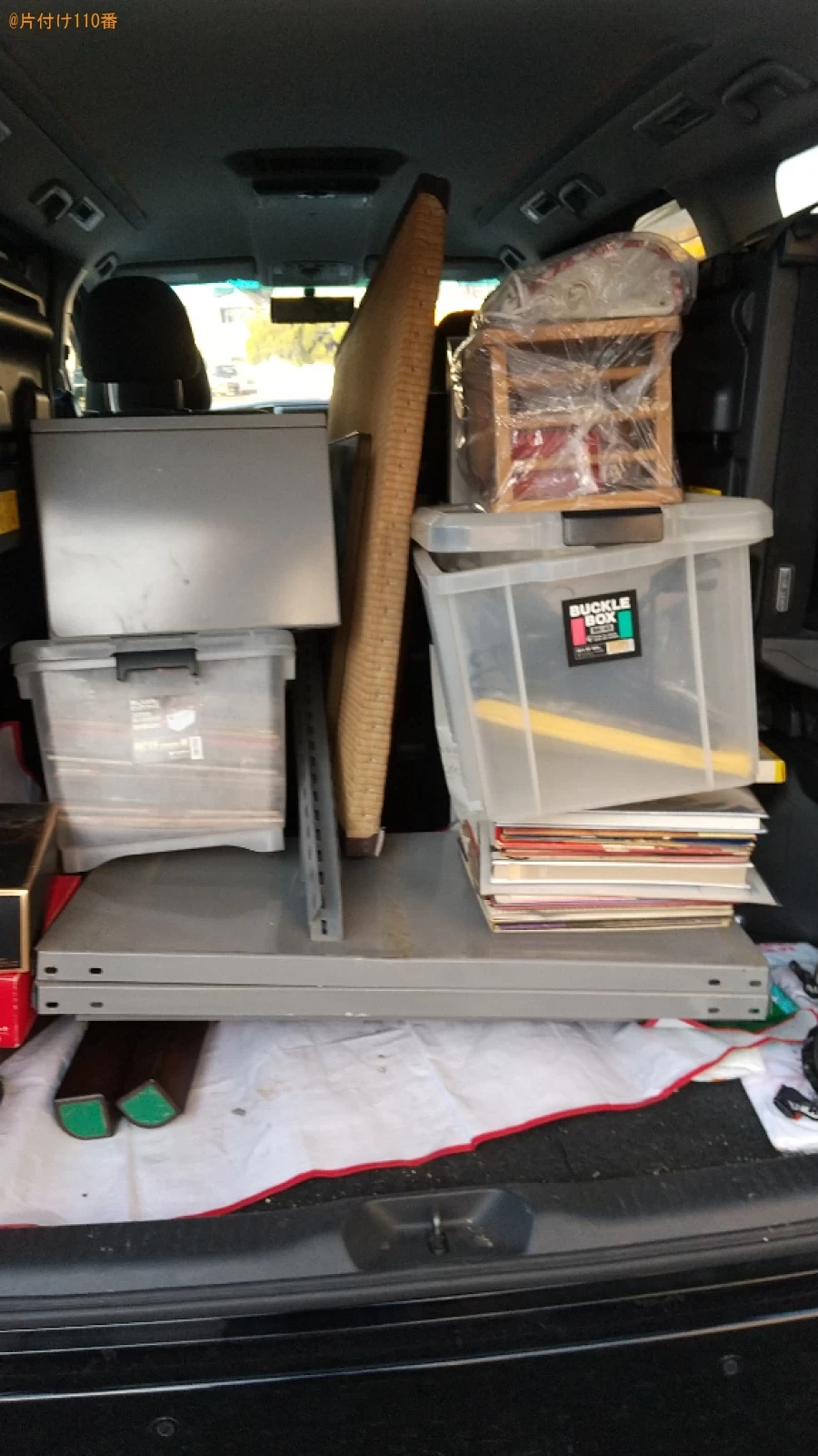 【福山市多治米町】カラーボックス、こたつ、畳、レコード等の回収