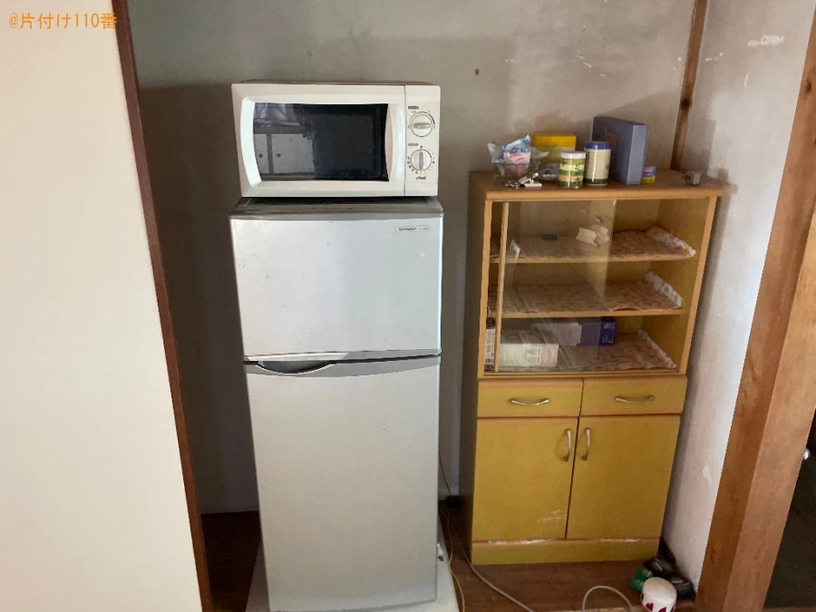 【大津市木の岡町】冷蔵庫、洗濯機、電子レンジ、原付等の回収・処分