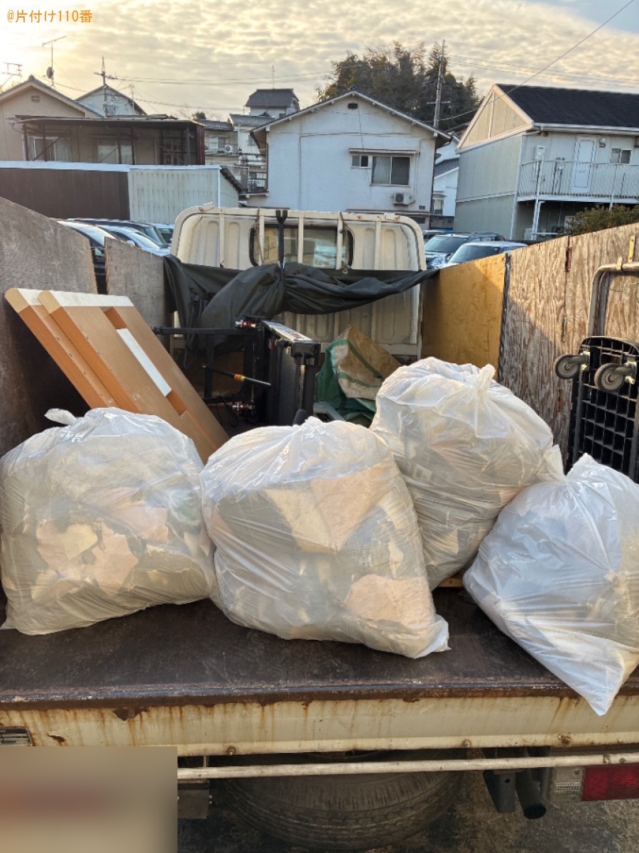 【福山市引野町】シングルベッド、ランニングマシーン等の回収・処分