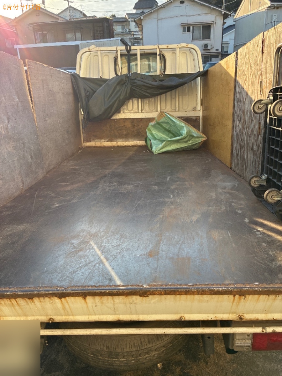 【福山市引野町】シングルベッド、ランニングマシーン等の回収・処分