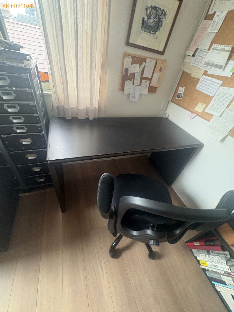 【中野区大和町】デスク、椅子の回収・処分ご依頼　お客様の声
