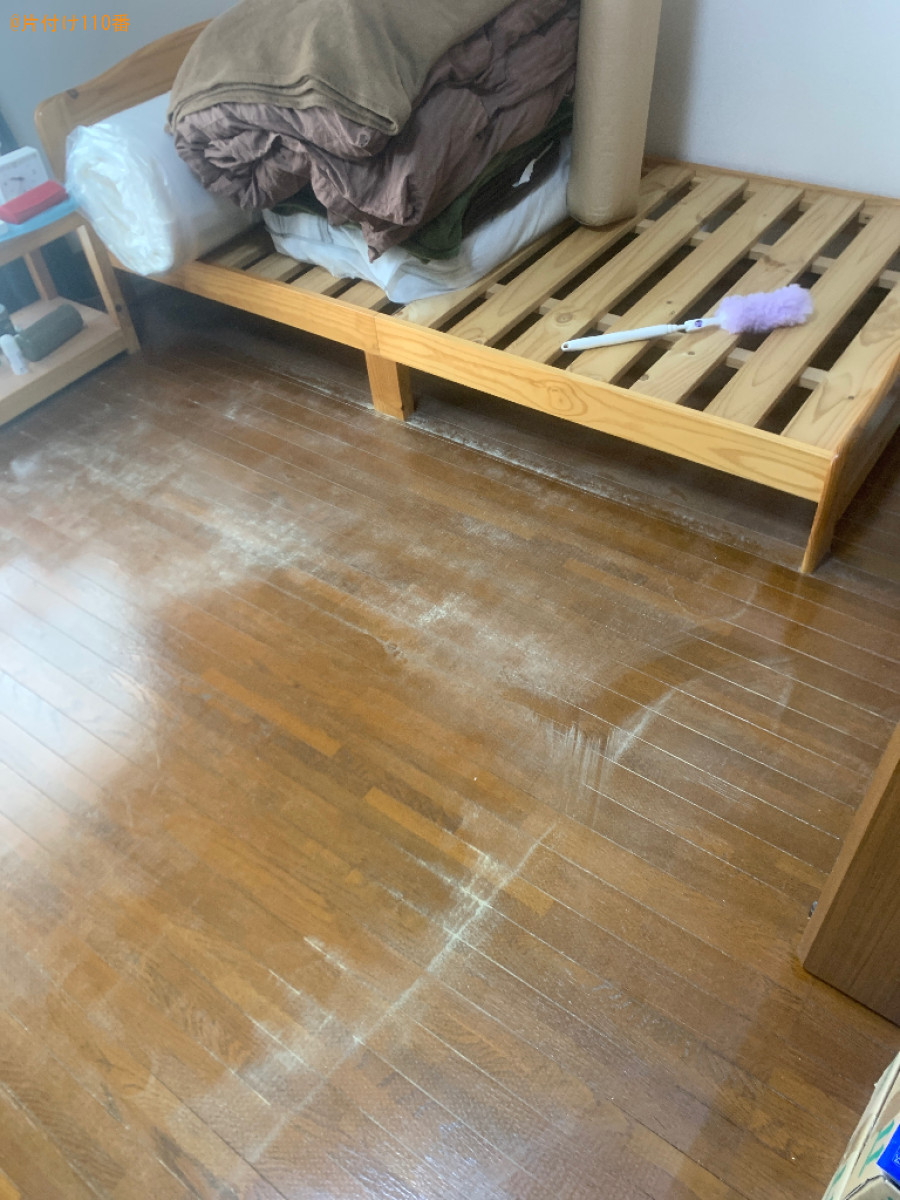 【福岡市早良区】シングルベッドマットレス、カーペット等の回収