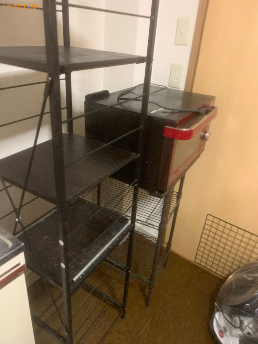 【福岡市東区】マットレス付きシングルベッド、洗濯機等の回収・処分