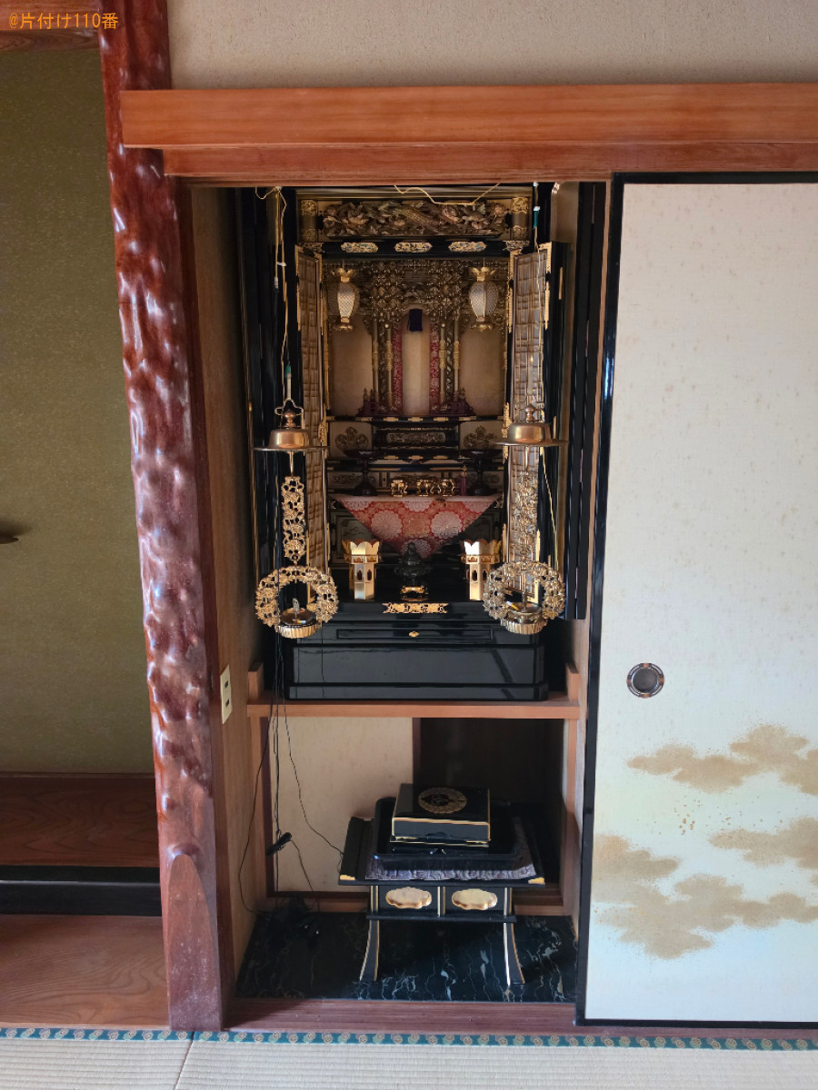 【下関市安岡町】仏壇、仏具の回収・処分ご依頼　お客様の声