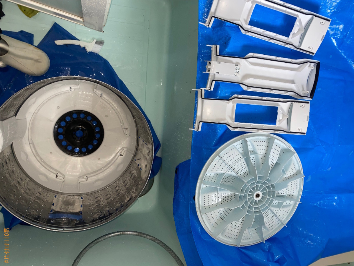 【奈良市】縦型洗濯機クリーニングご依頼　お客様の声