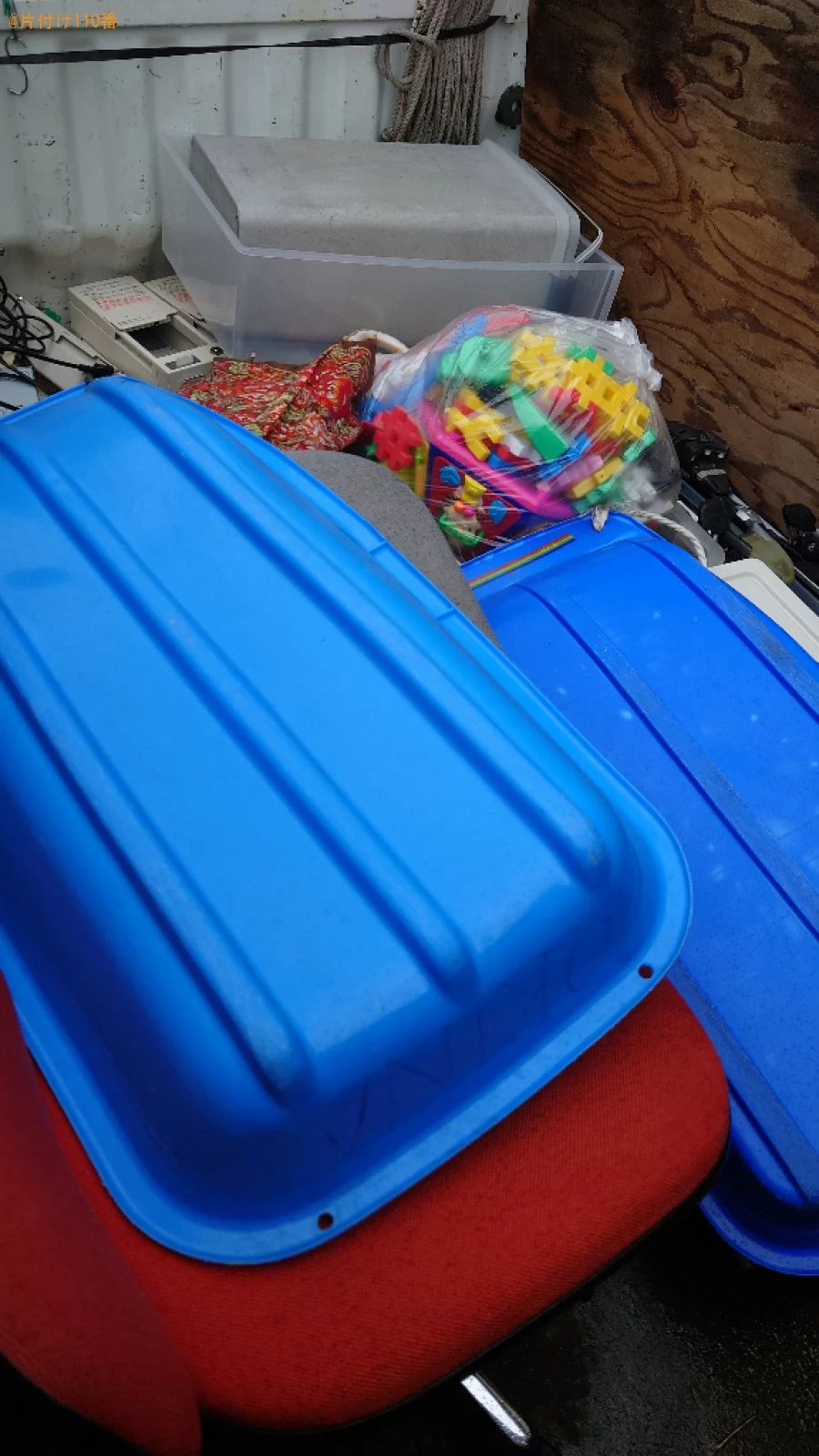 【船井郡京丹波町】テレビ台、そり等の回収・処分ご依頼　お客様の声