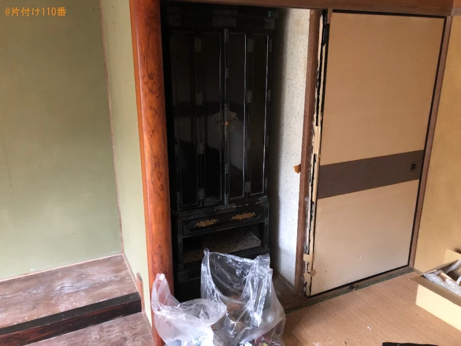 【山口市】仏壇、遺影の回収・処分ご依頼　お客様の声