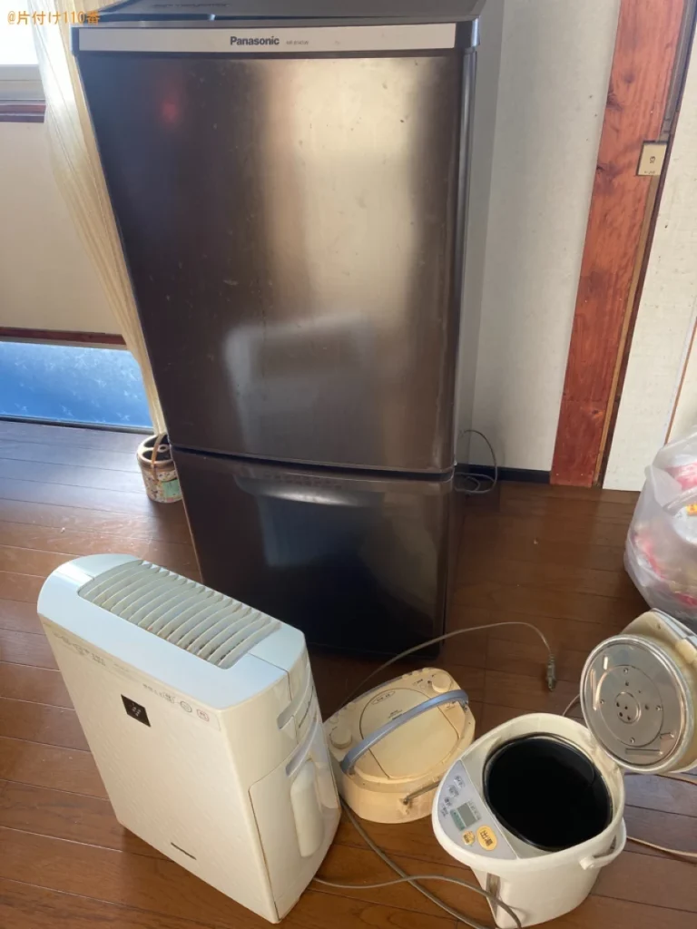 【北九州市八幡西区】冷蔵庫、洗濯機、電気ポット、加湿器等の回収