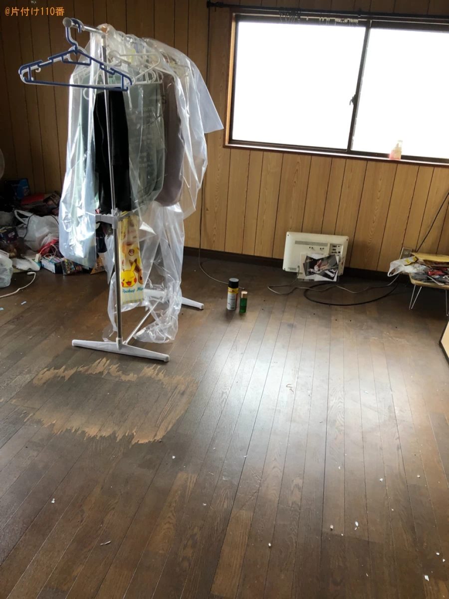 一軒家の一室（8畳間）の片付け、不用品処分ご依頼　お客様の声
