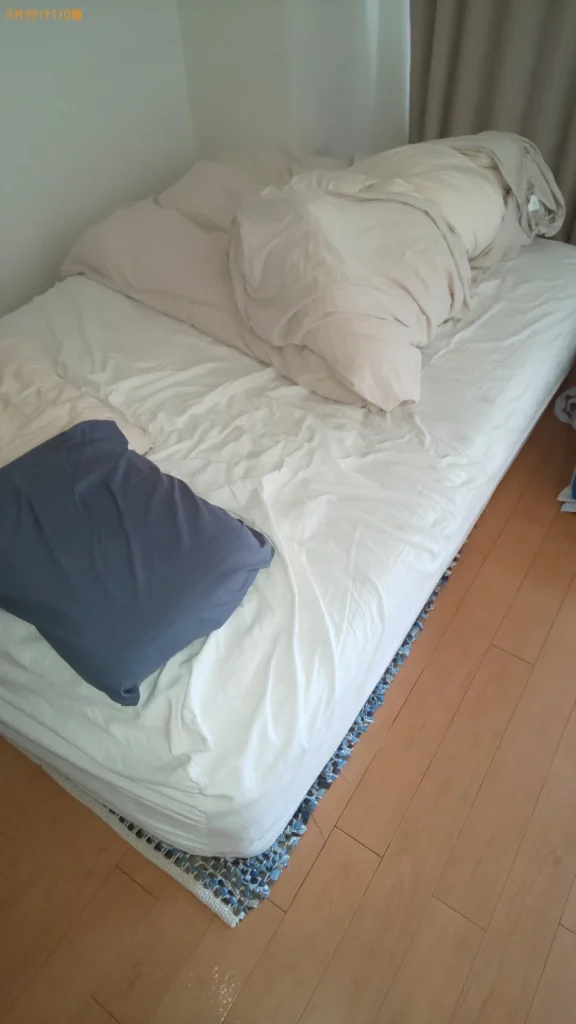 【大阪市東成区】ダブルベッドマットレスの回収・処分ご依頼