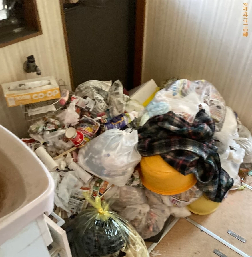 【大分市乙津港町】大量の一般ごみの回収・処分ご依頼　お客様の声