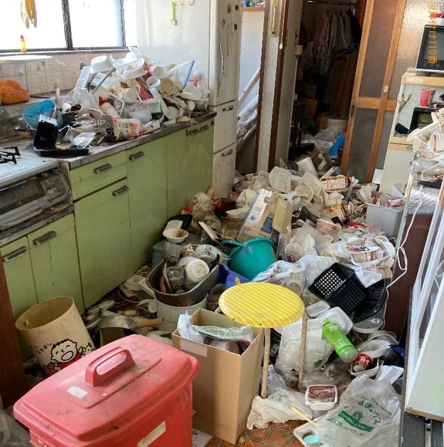 【大分市乙津港町】大量の一般ごみの回収・処分ご依頼　お客様の声