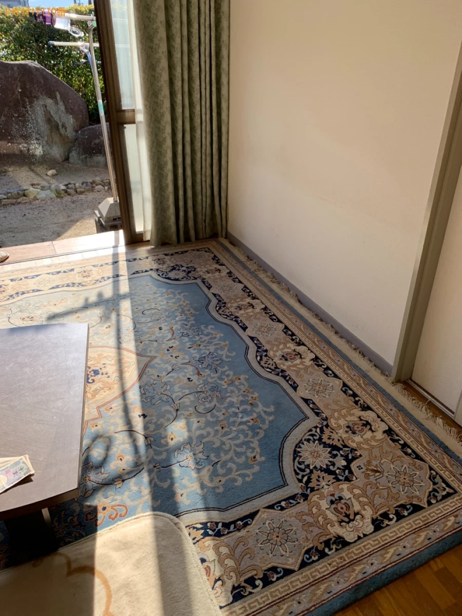 【山口市神田町】三人掛けソファー、一人掛けソファー、仏壇等の回収