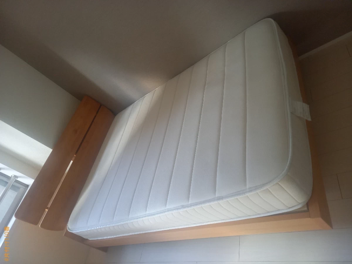 【品川区】マットレス付きダブルベッドの回収・処分ご依頼