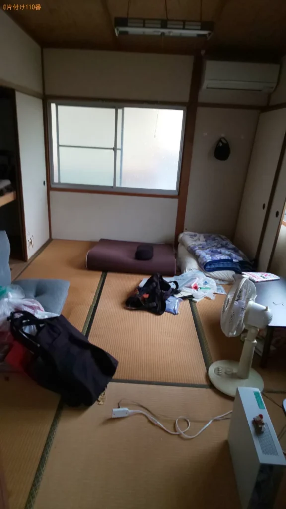 【奈良市】退去後の不用品回収、ハウスクリーニングご依頼