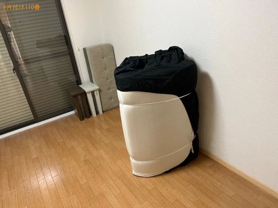 【京都市北区】シングルベッドマットレス、冷蔵庫、洗濯機等の回収