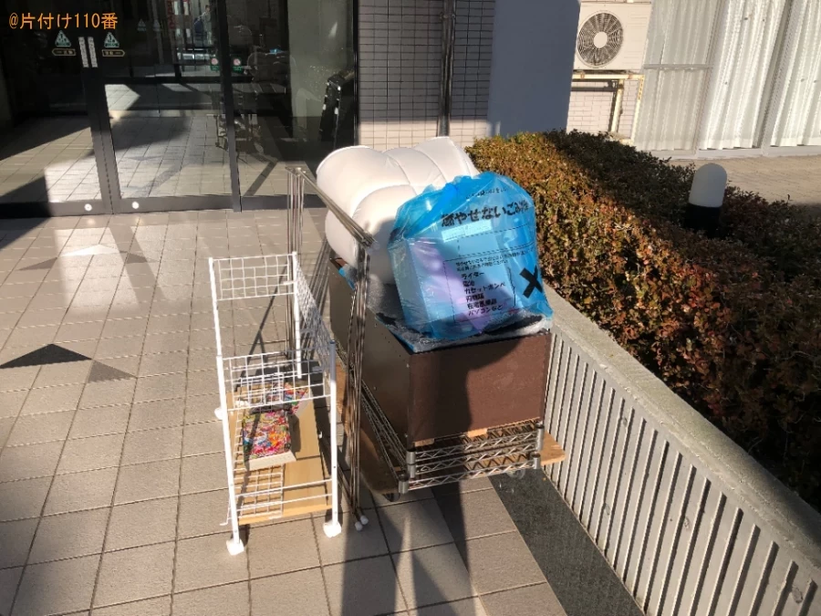 【周南市河東町】カラーボックス、スチールラック、布団等の回収