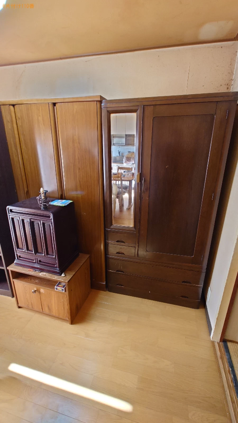 【奈良市鳥見町】洗濯機、四人用ダイニングテーブル、仏壇等の回収