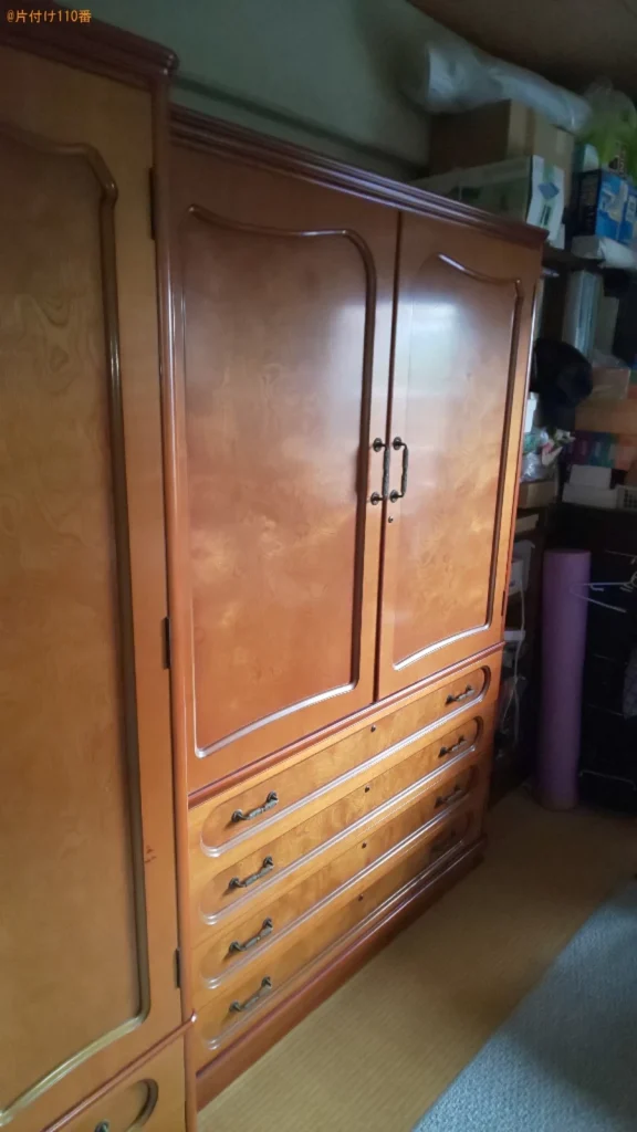 【奈良市学園大和町】婚礼タンスの回収・処分ご依頼　お客様の声