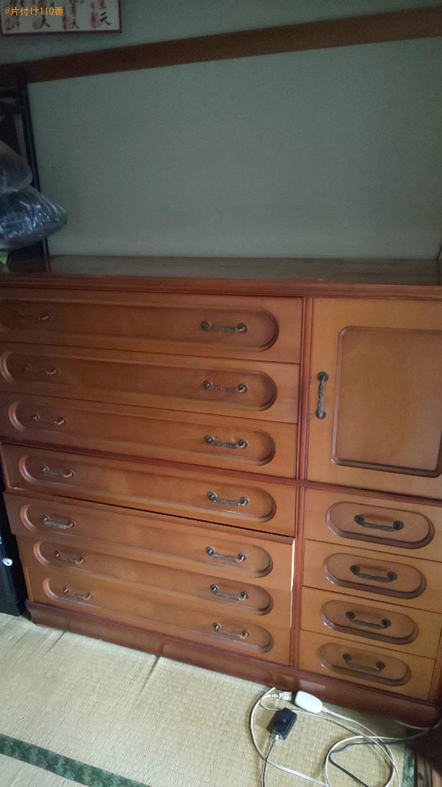 【奈良市学園大和町】婚礼タンスの回収・処分ご依頼　お客様の声