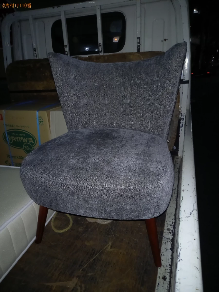 【幸手市】一人掛けソファーの回収・処分ご依頼　お客様の声