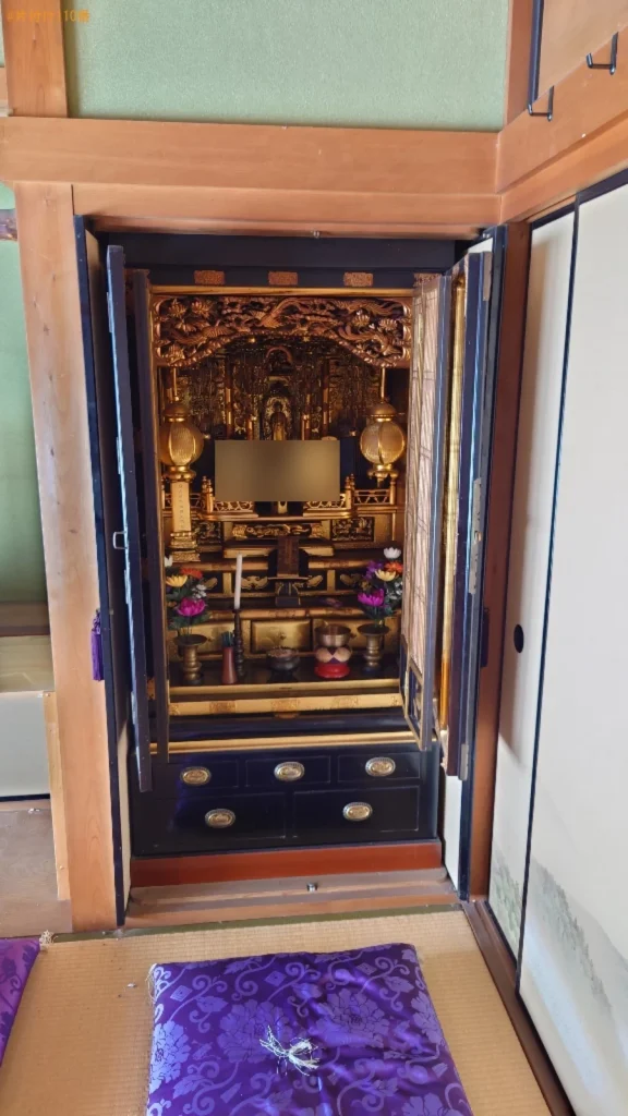 【奈良市尼辻中町】仏壇の回収・処分ご依頼　お客様の声