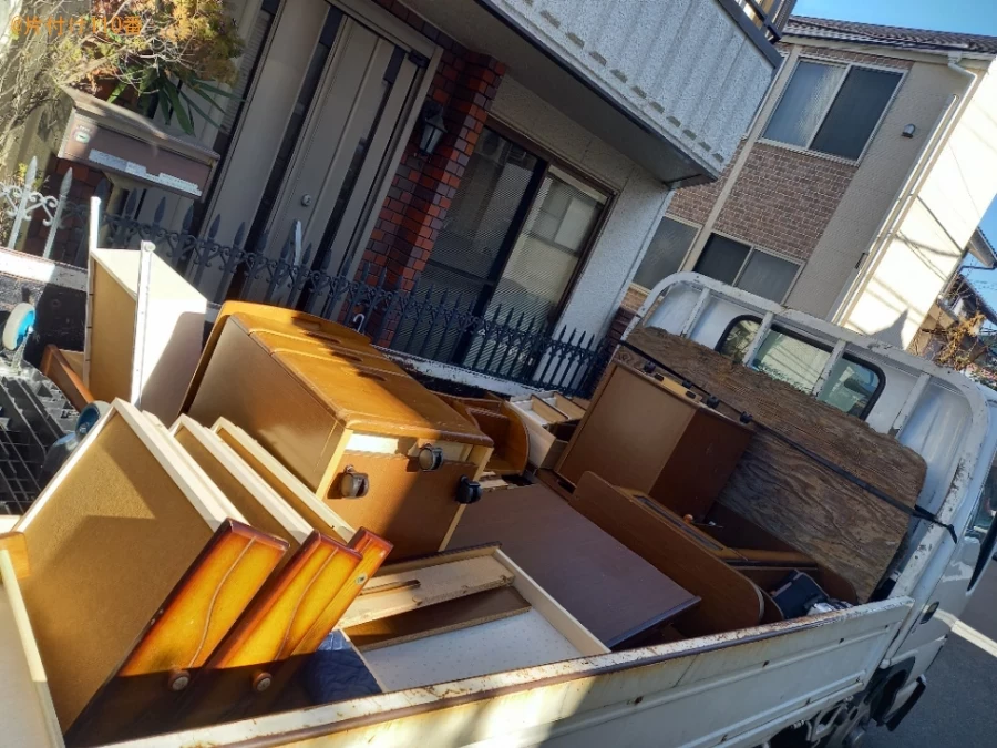 【葛飾区】タンス、学習机の回収・処分ご依頼　お客様の声