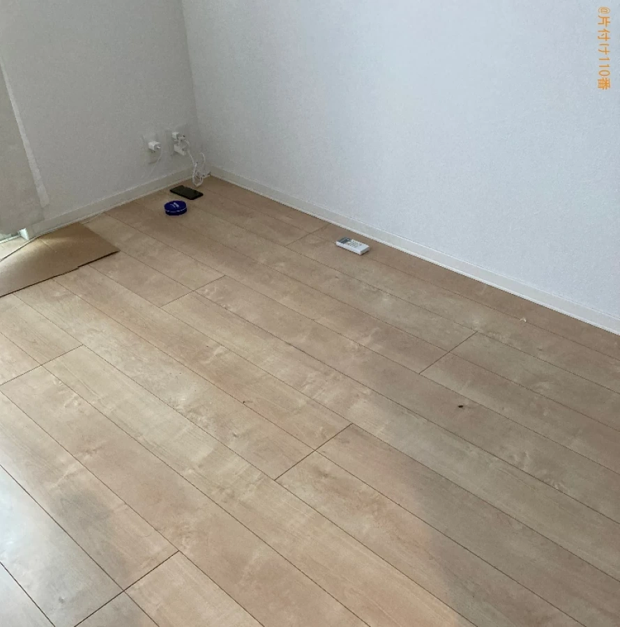 【大分市】マットレス付きシングルベッド、アイロン等の回収・処分