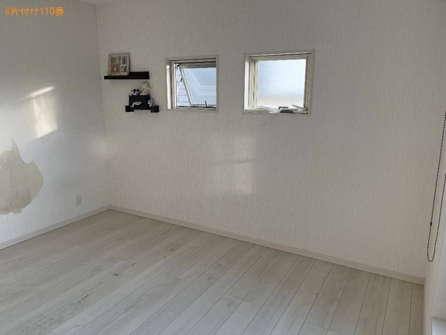 【大津市】セミダブルベッド、学習机の回収・処分ご依頼　お客様の声