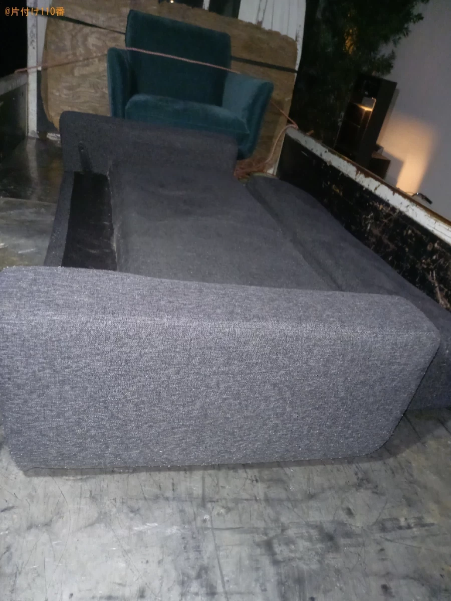 【千葉市花見川区】二人掛けソファーの回収・処分ご依頼　お客様の声