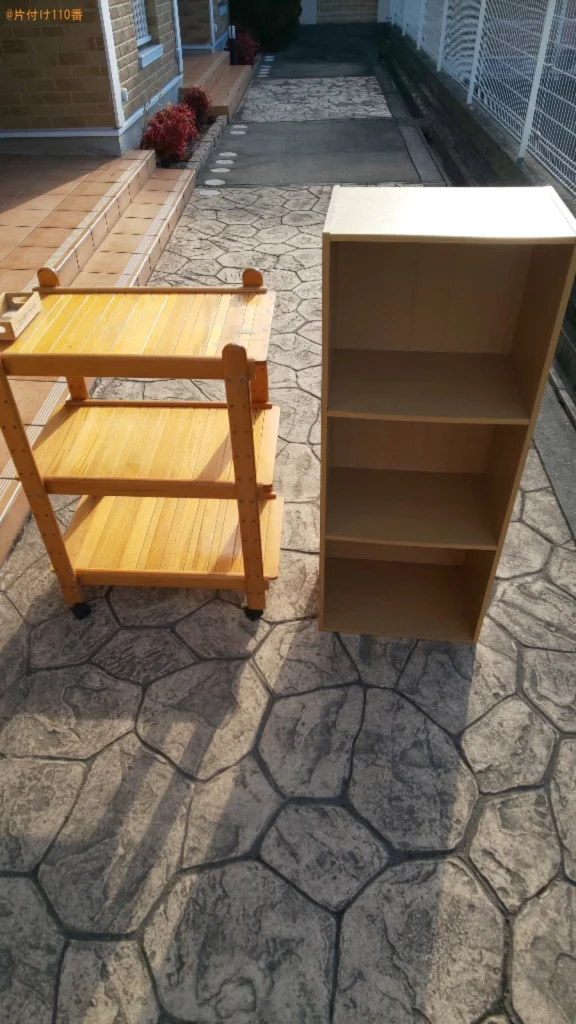 【生駒郡平群町】本棚、ラックの回収・処分ご依頼　お客様の声