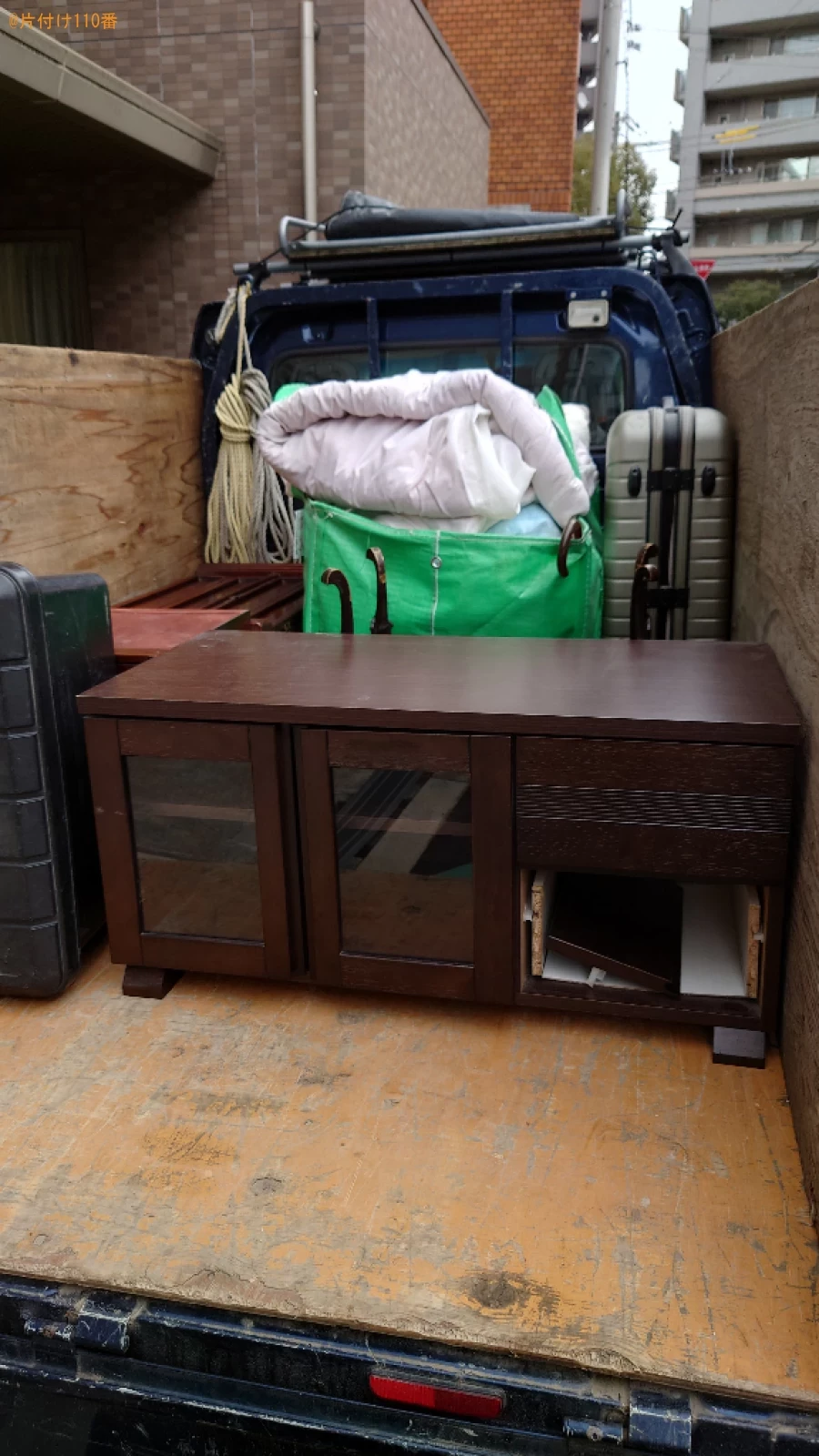 【大阪市西成区】テレビ台、仏壇、お位牌、布団、座椅子等の回収