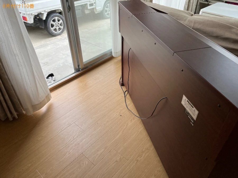 【草津市青地町】電子ピアノの回収・処分ご依頼　お客様の声