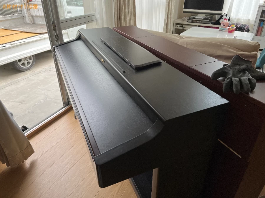 【草津市青地町】電子ピアノの回収・処分ご依頼　お客様の声