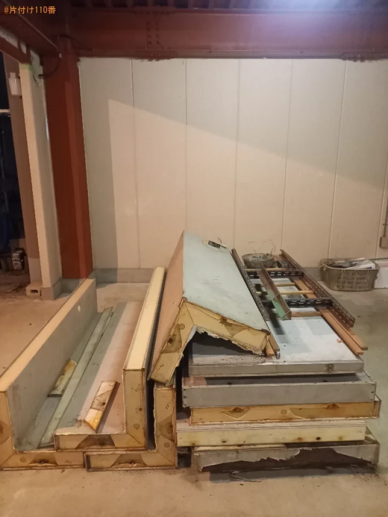 【市原市】プレハブの冷凍庫の回収・処分ご依頼　お客様の声