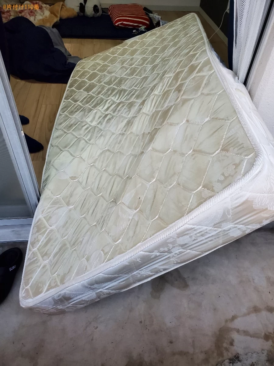 【岡山市中区】シングルベッドマットレスの回収・処分ご依頼