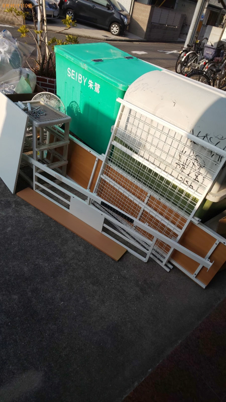 【堺市北区】ロフトベッド、カラーボックスの回収・処分ご依頼