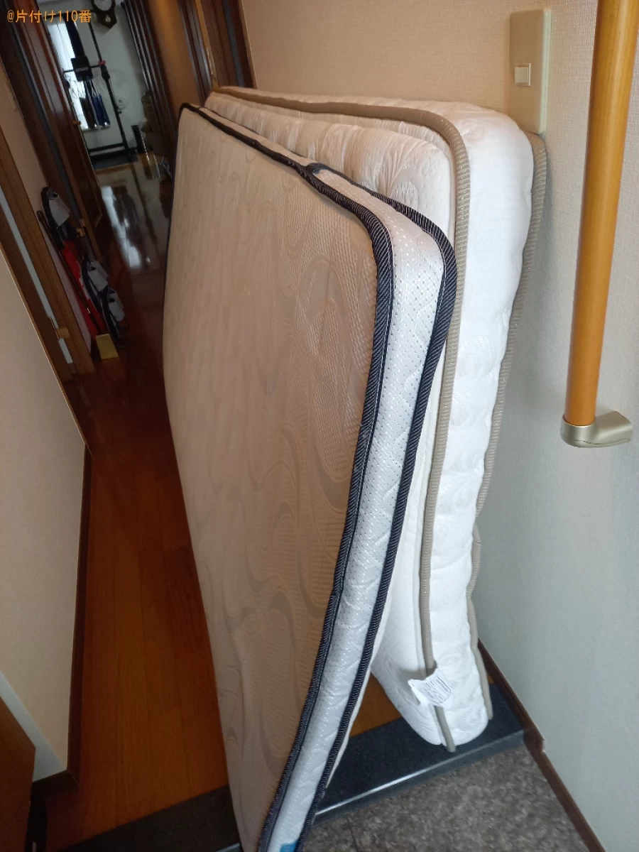 【習志野市】セミダブルマットレスの回収・処分ご依頼　お客様の声