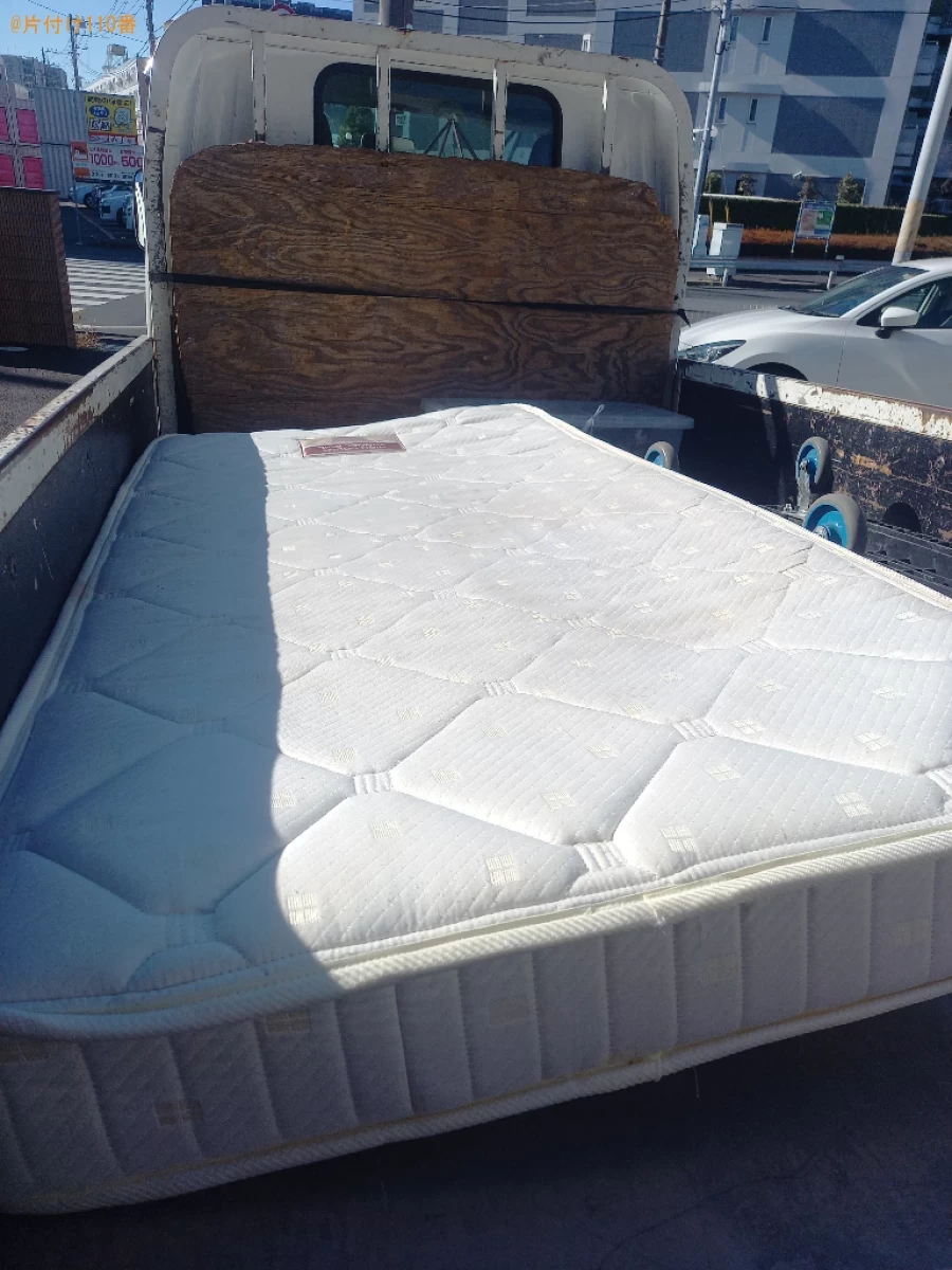 【船橋市】シングルベッドマットレスの回収・処分ご依頼　お客様の声