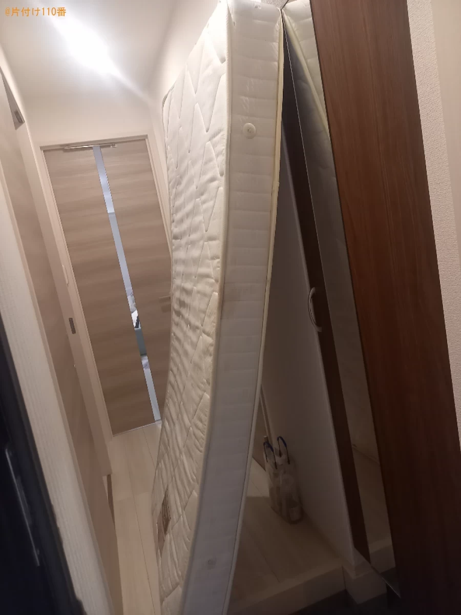 【船橋市】シングルベッドマットレスの回収・処分ご依頼　お客様の声